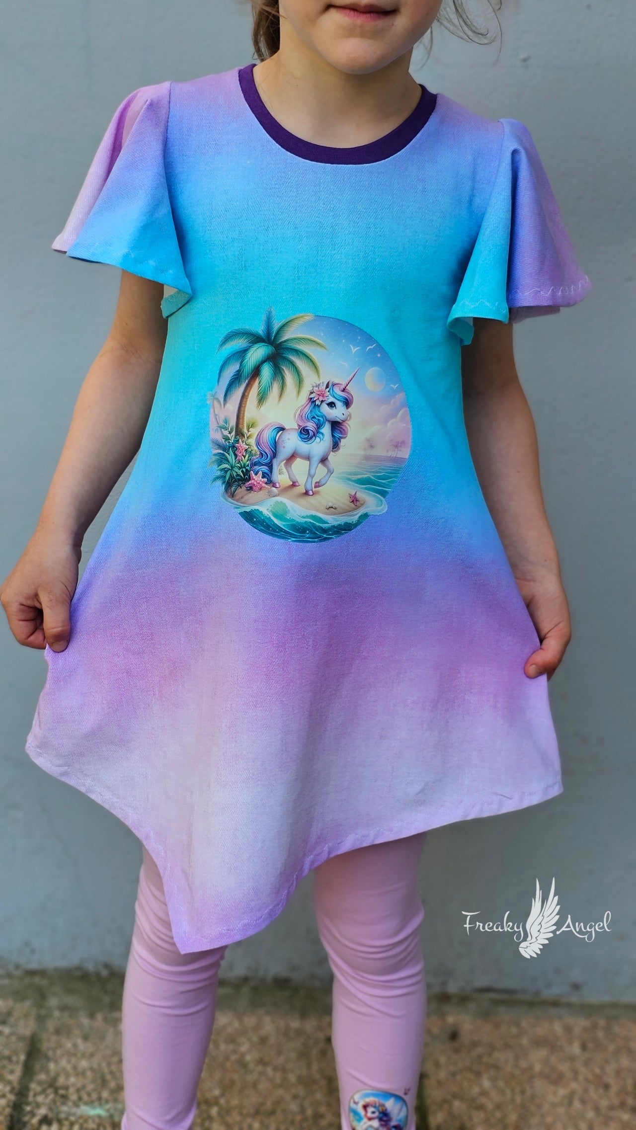 Bügelbild kleines Einhorn am Strand #4 - Fylou's Style
