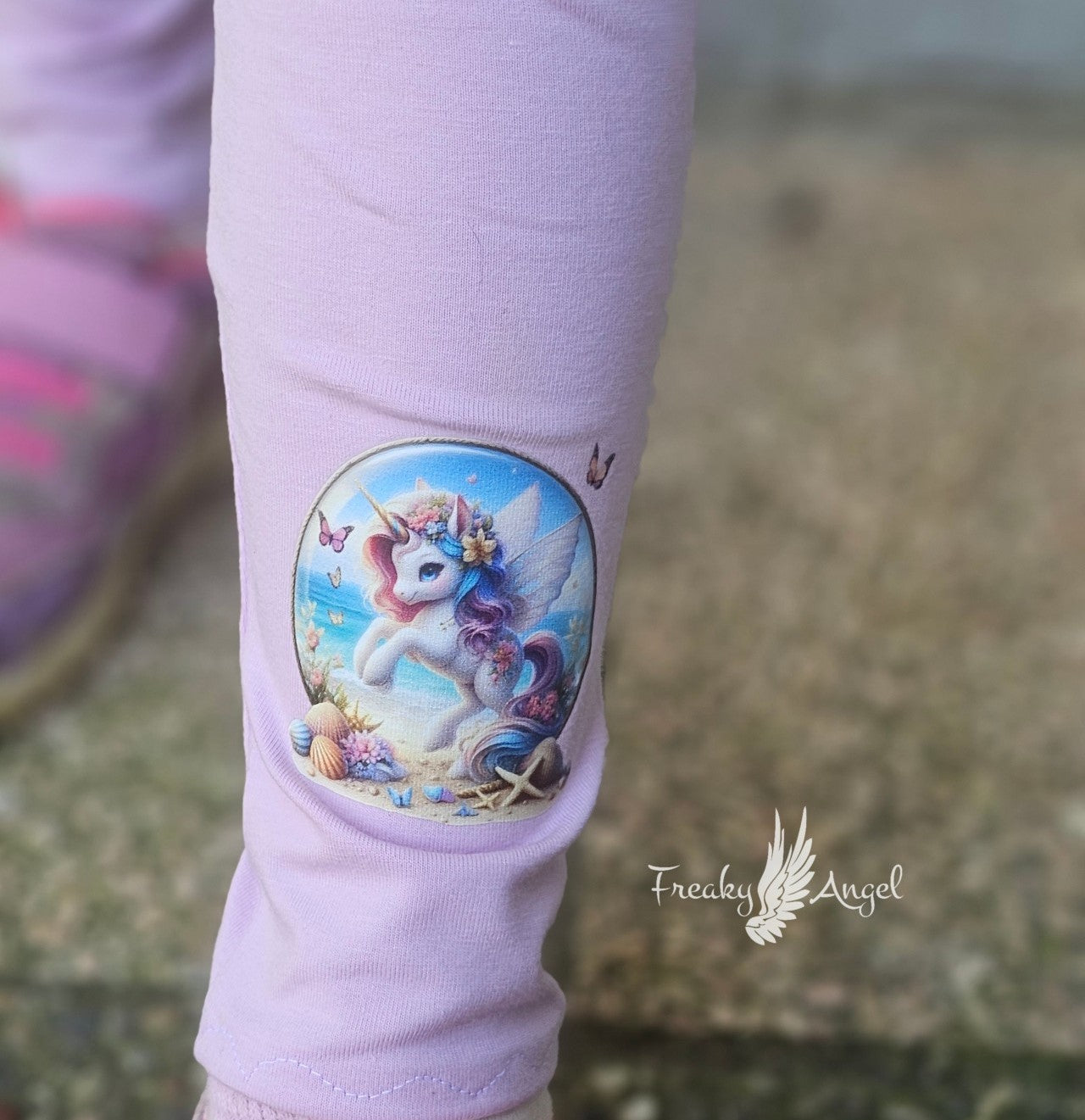 Bügelbild kleines Einhorn am Strand #12 - Fylou's Style