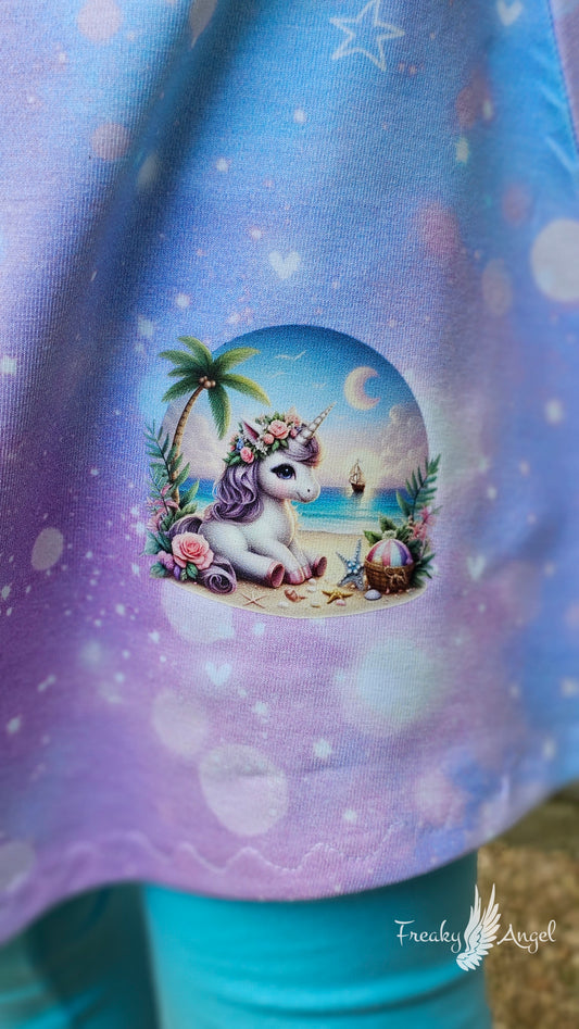 Bügelbild kleines Einhorn am Strand #1 - Fylou's Style