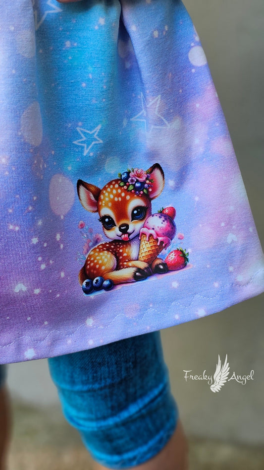 Bügelbild Reh isst Eis #2 Fylou's Style