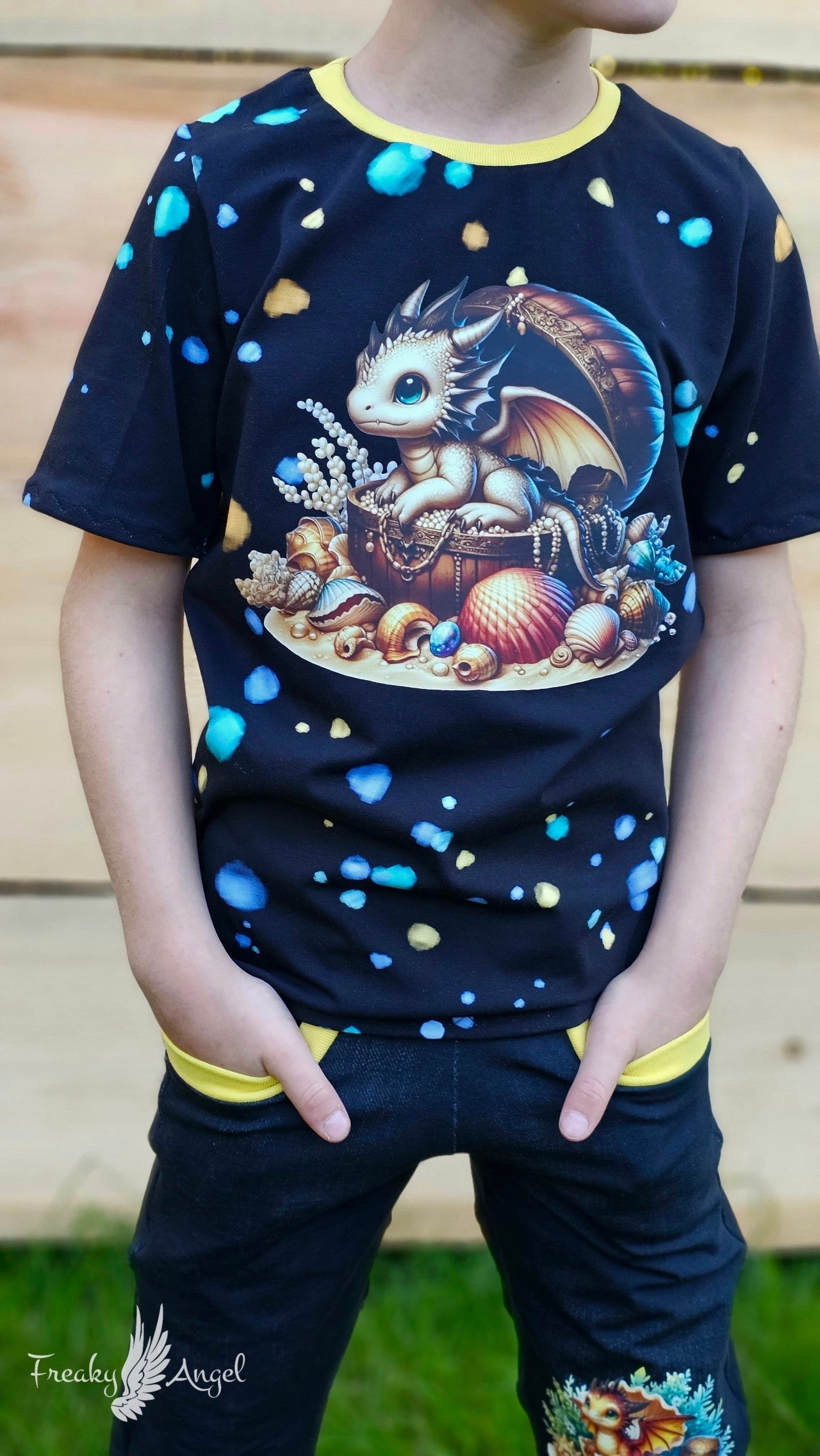 Bügelbild Drache auf Schatz Fylou's Style