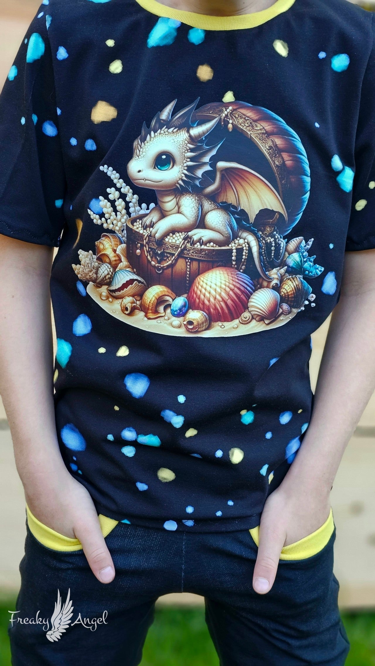 Bügelbild Drache auf Schatz Fylou's Style