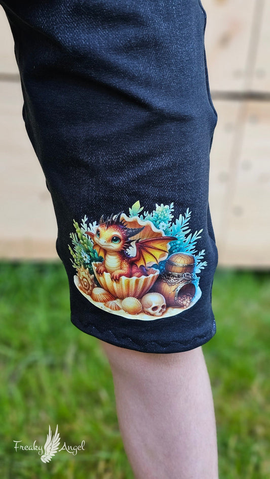 Bügelbild Drache in Muschel #6 Fylou's Style