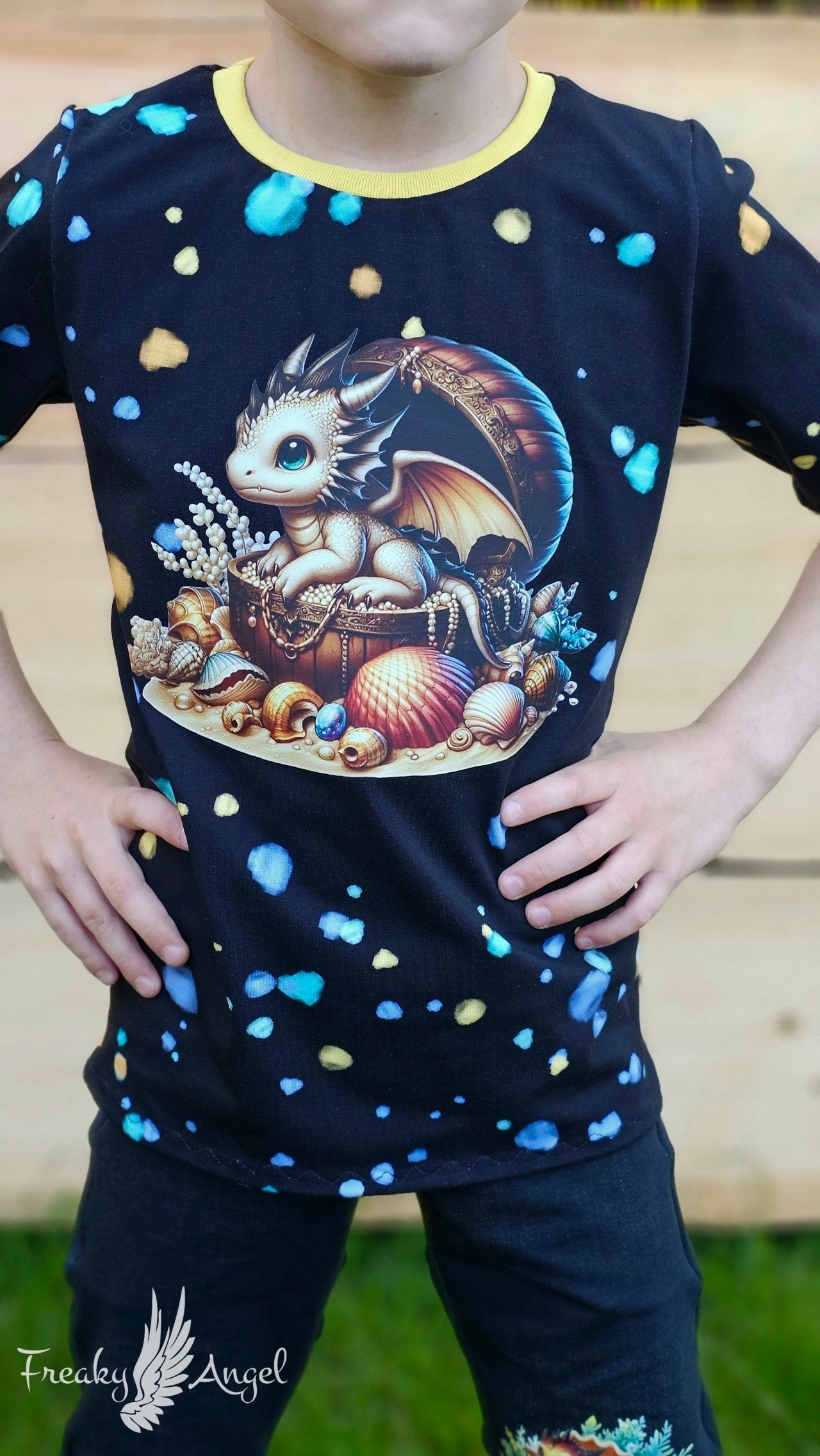 Bügelbild Drache auf Schatz Fylou's Style