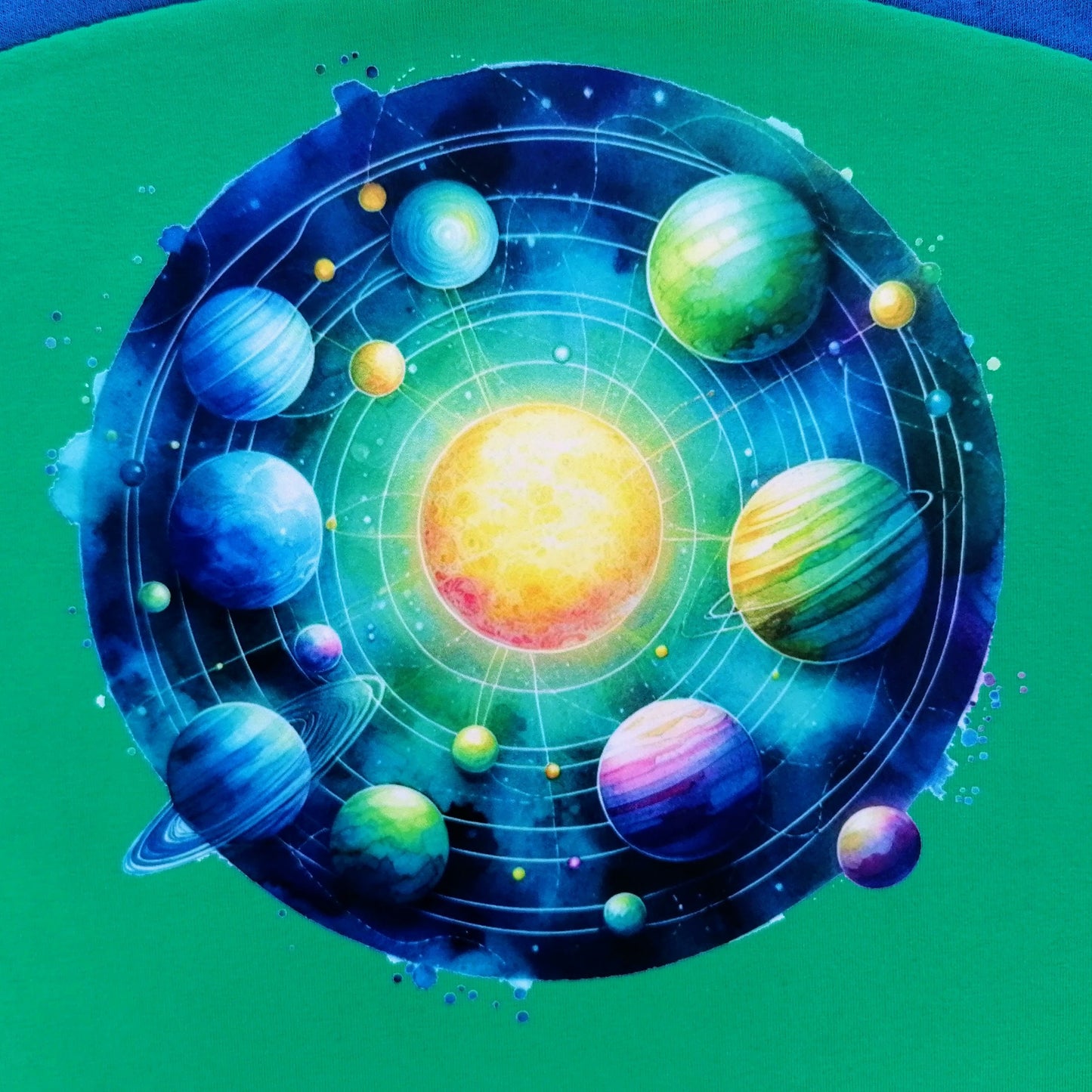 Bügelbild Colorful Solar System #2 Fylou's Style