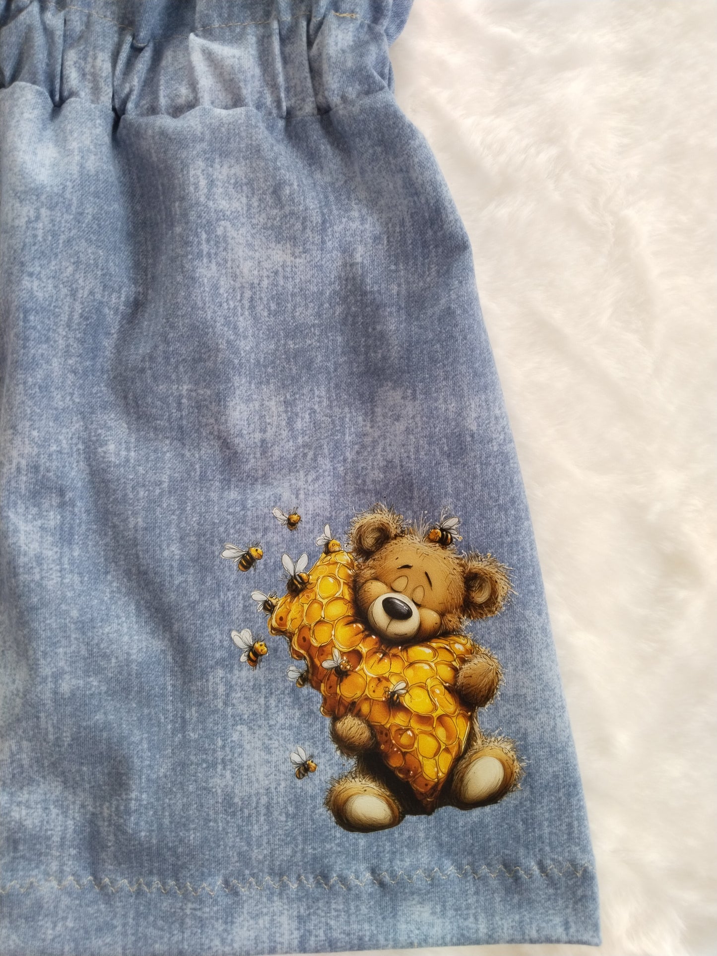 Bügelbild Bär und Biene #13