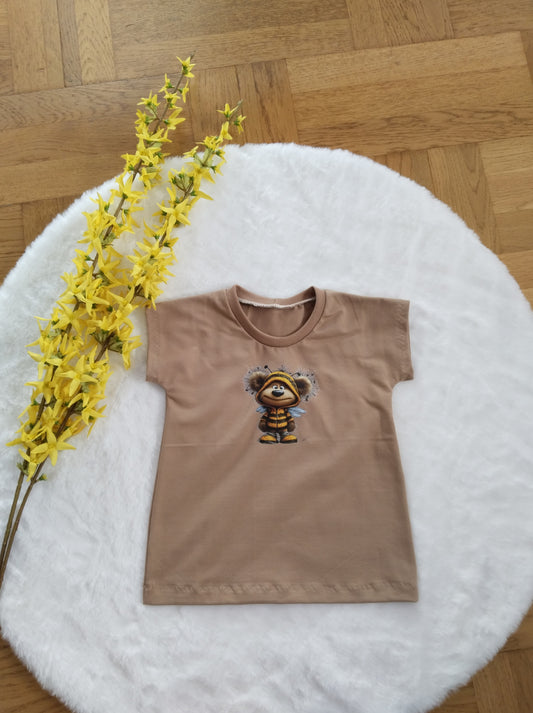 Bügelbild Bär und Biene #12