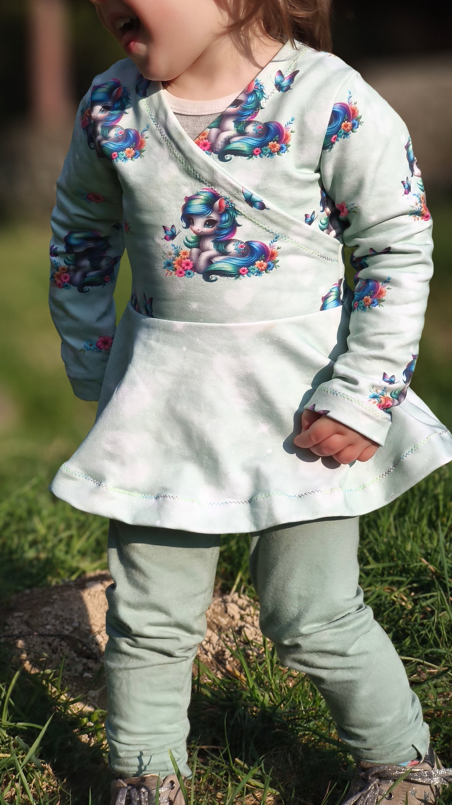 Bio Jersey Blumenzauber Pony *1m Stücke*