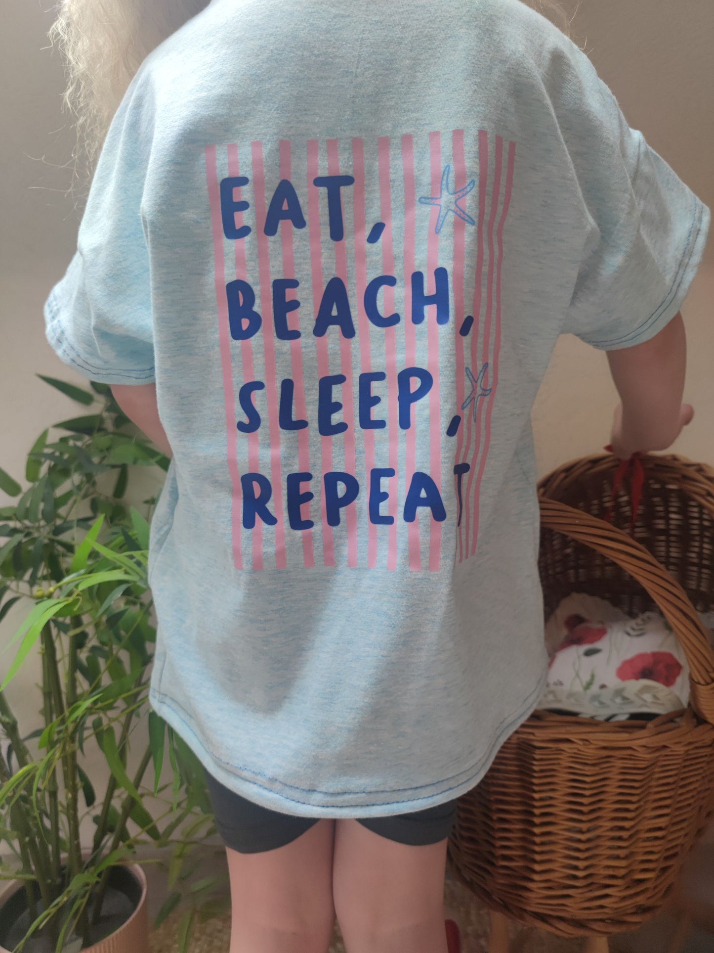 Bügelbild Eat Beach Sleep Repeat