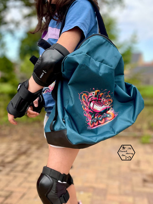 Bügelbild Neon Pink Skates Fylou's Style