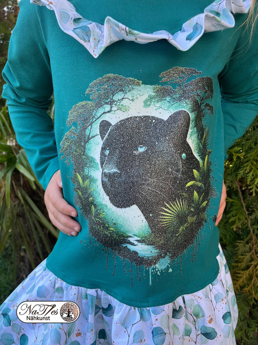 Bügelbild Regenwald Panther #1 Fylou's Style