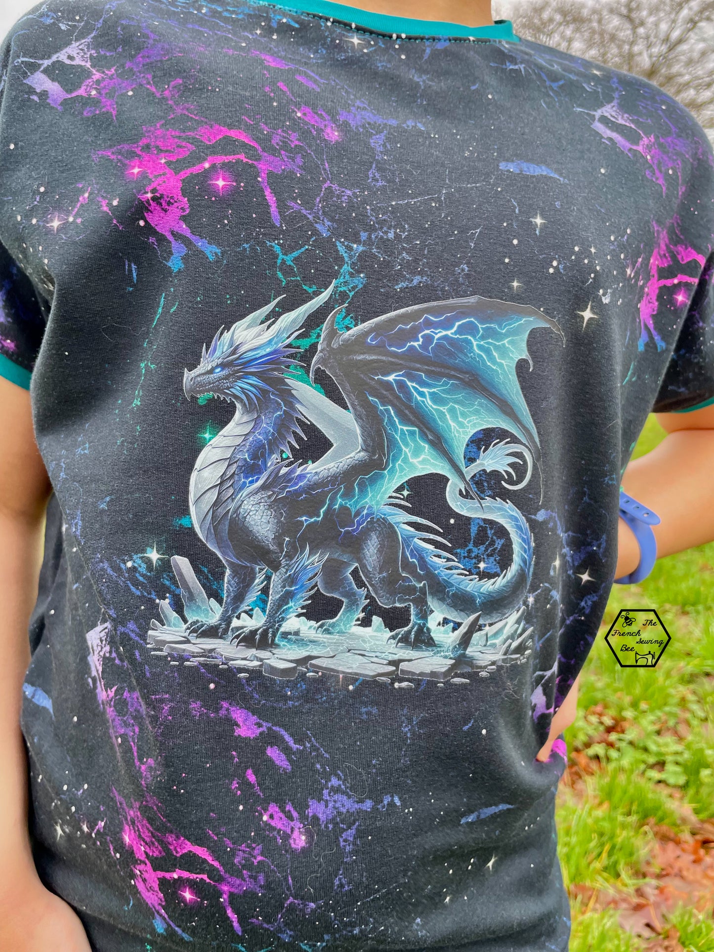 Bügelbild Elementar Drache #5