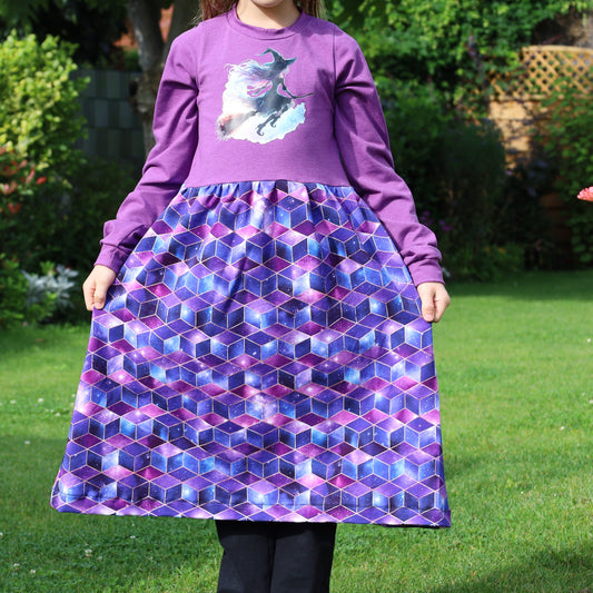 Bügelbild Watercolor Hexe #2