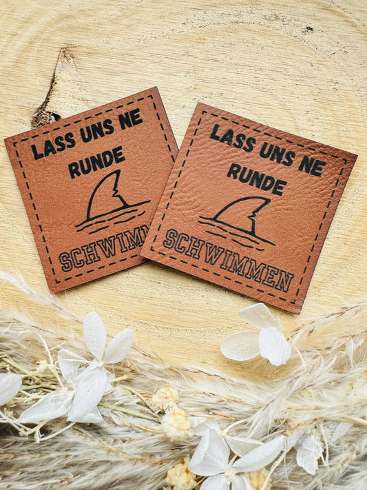 Kunstleder Label Schlange Fylou's Style