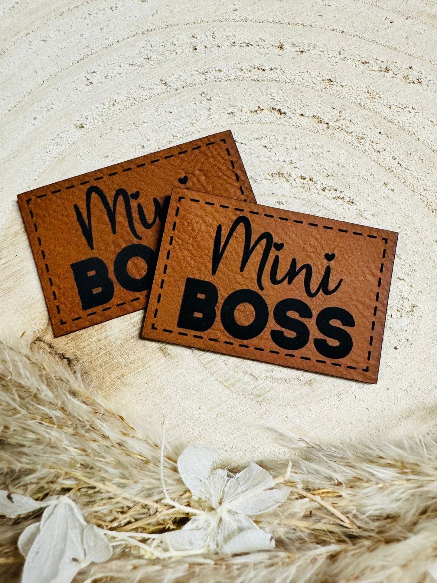 Kunstleder Label Mini Boss Fylou's Style
