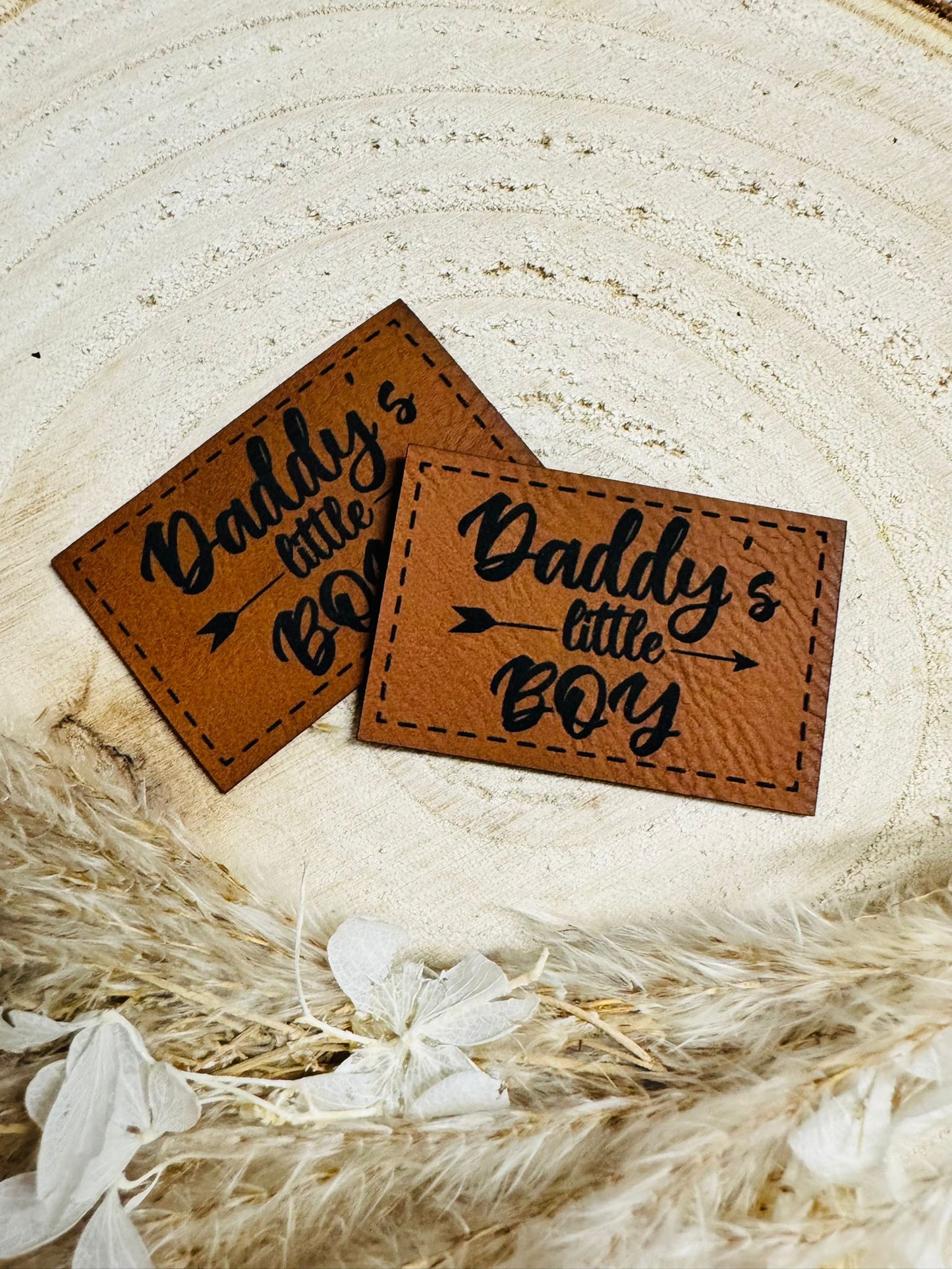 Kunstleder Label Daddy's Little Boy Fylou's Style