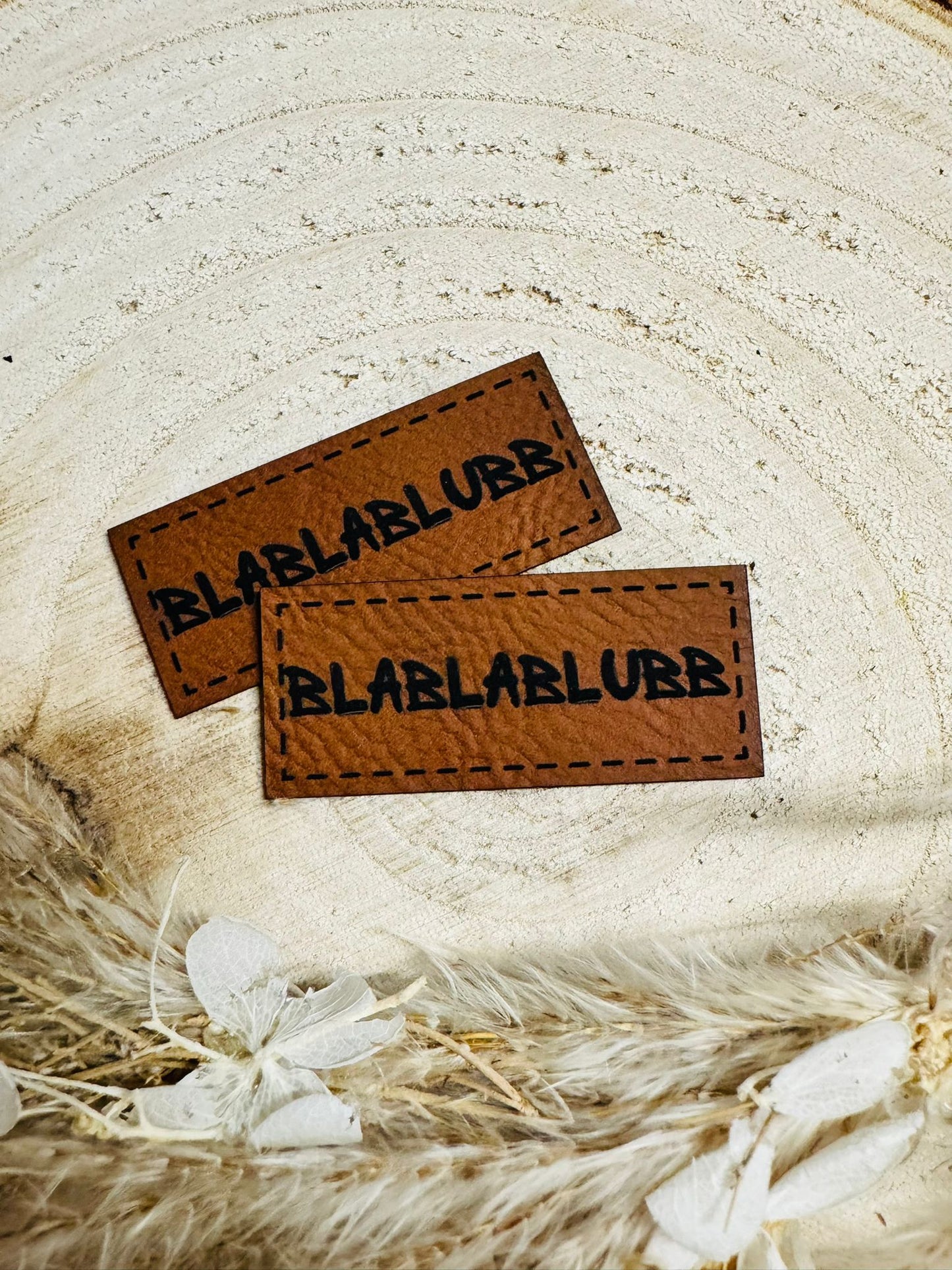 Kunstleder Label BlaBlaBlubb Fylou's Style