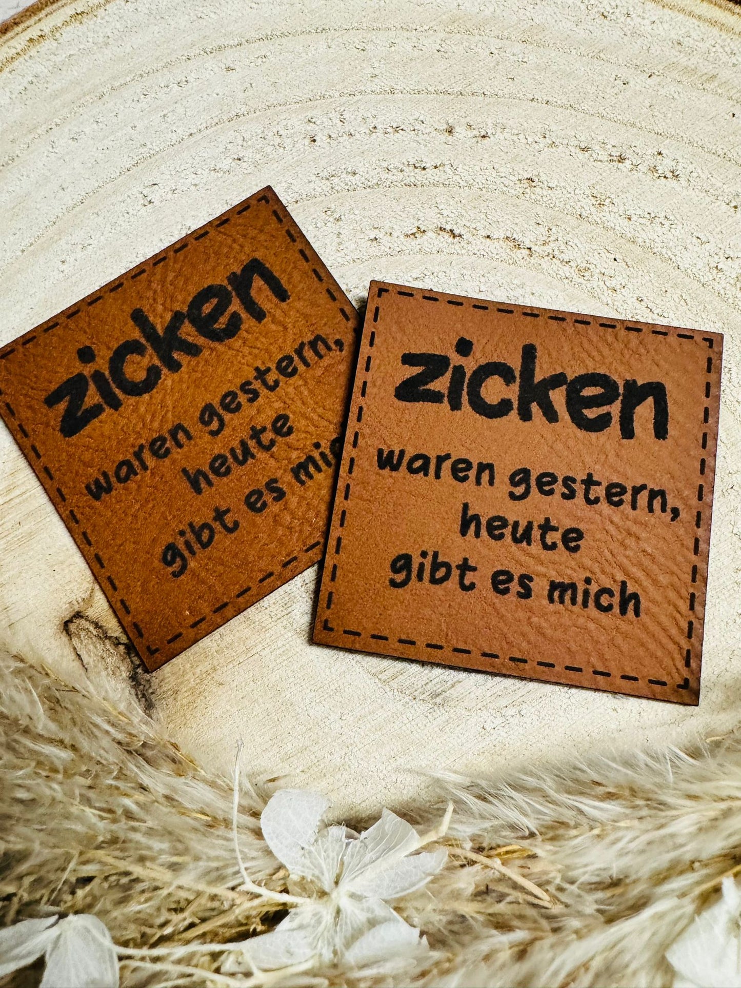Kunstleder Label Zicken Fylou's Style