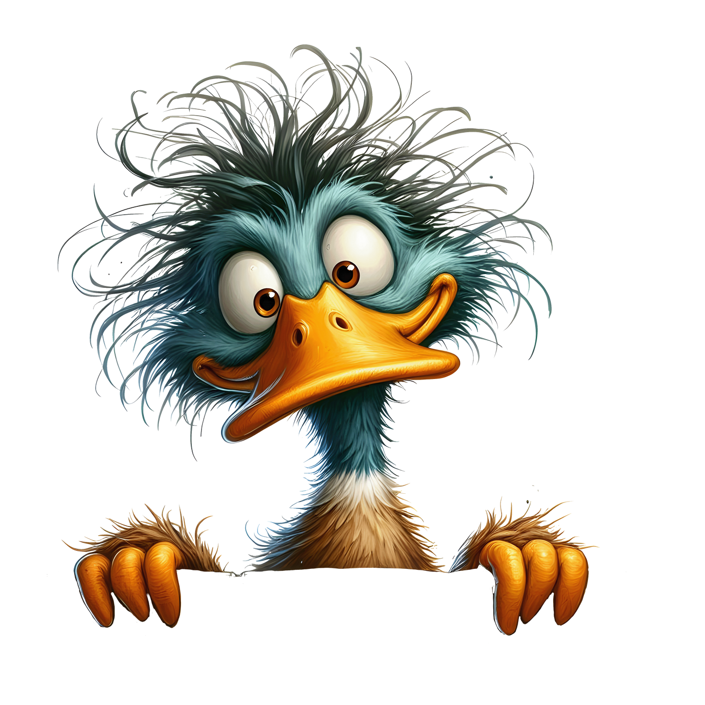 Bügelbild Lustige Guck Guck Ente #2 Fylou's Style