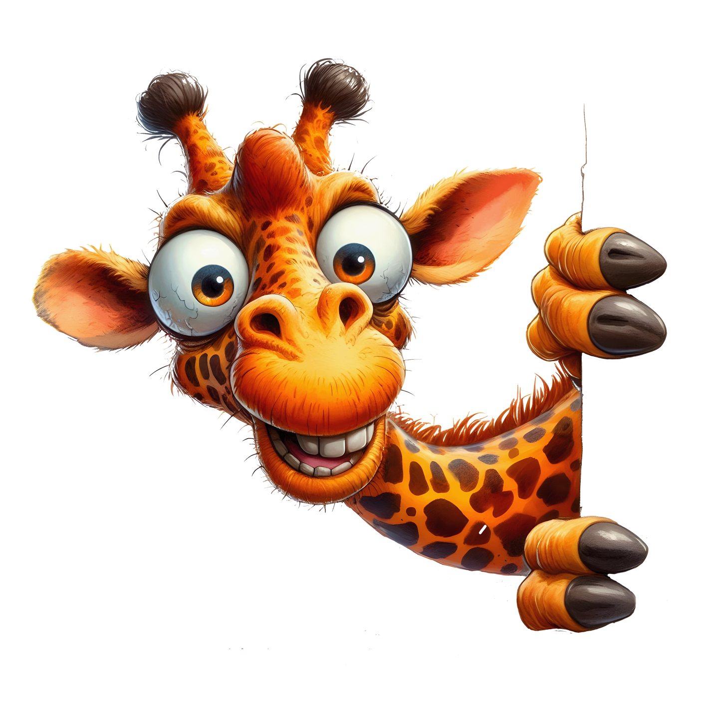 Bügelbild Lustige Guck Guck Giraffe #1 Fylou's Style