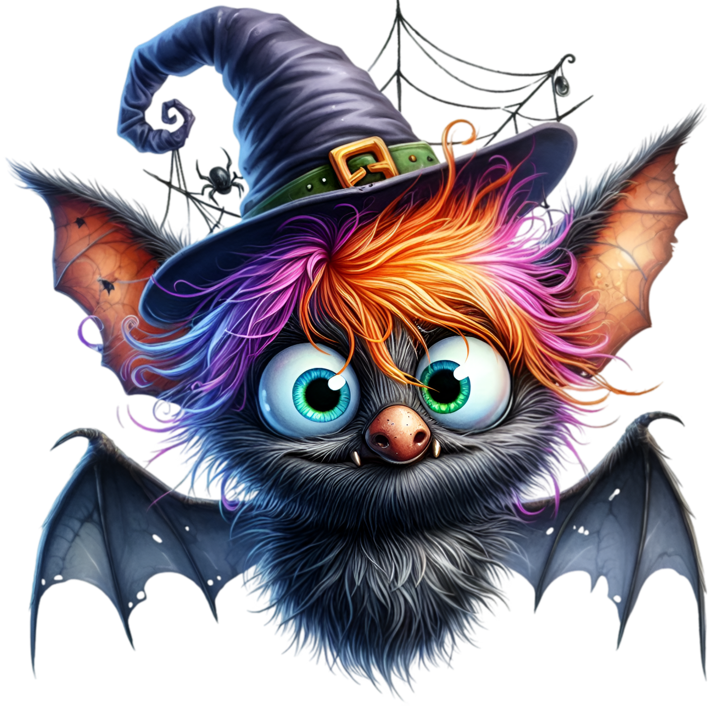 Bügelbild Lustige Halloween Fledermaus #6