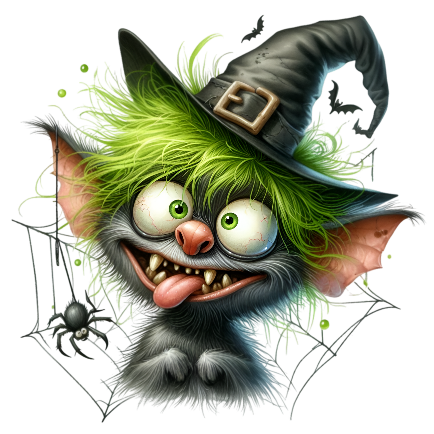 Bügelbild Lustige Halloween Fledermaus #9