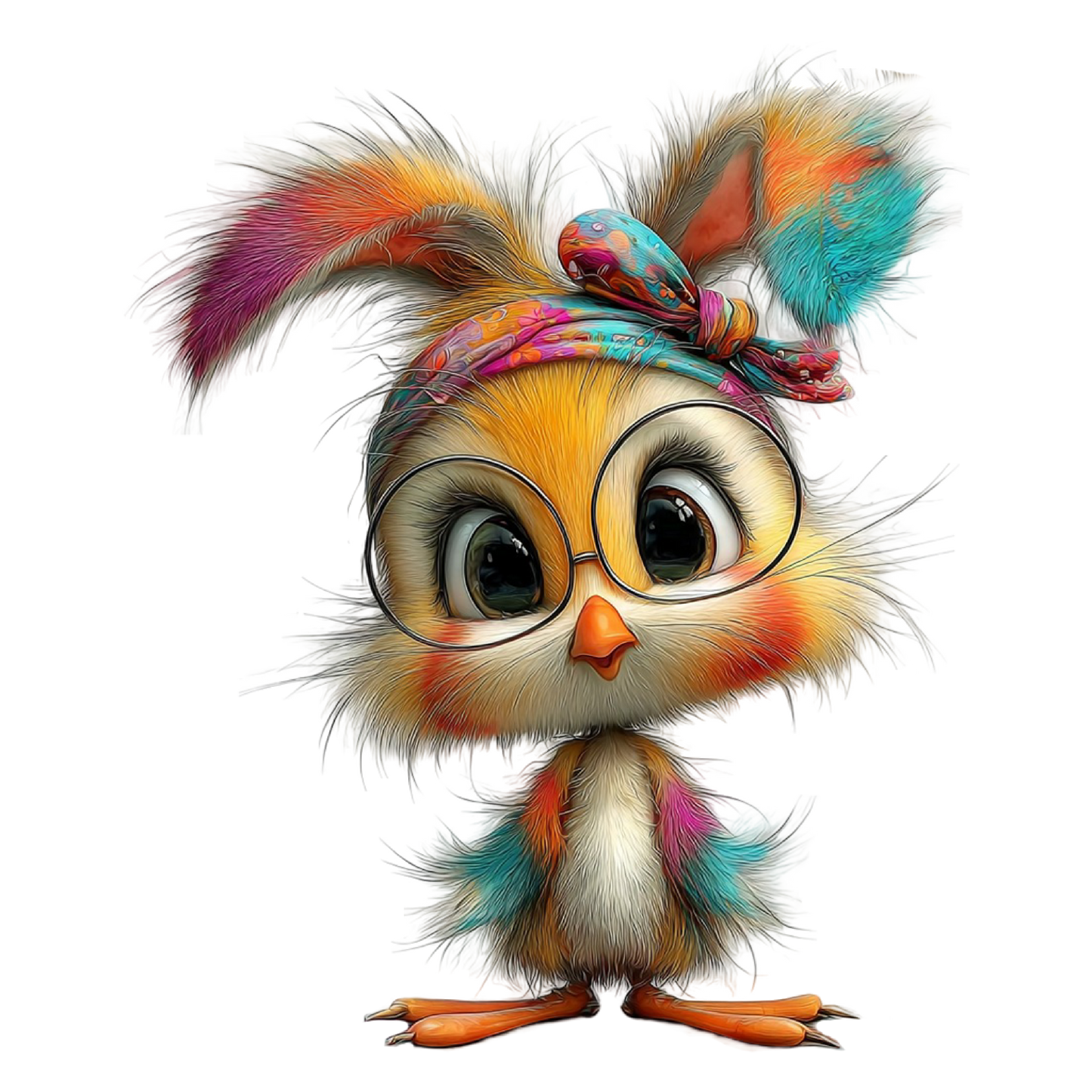 Bügelbild Lustiges Oster Küken #7