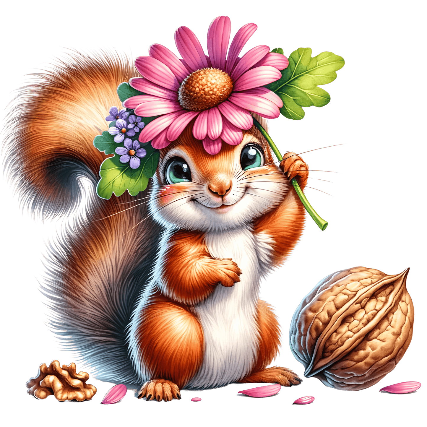 Bügelbild Lustiges Eichhörnchen #23