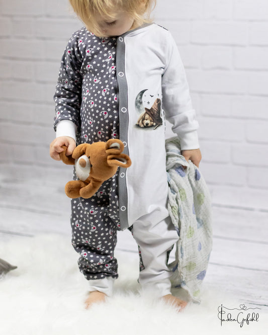 Bügelbild schlafender Hund vorm Mond #6 Fylou's Style