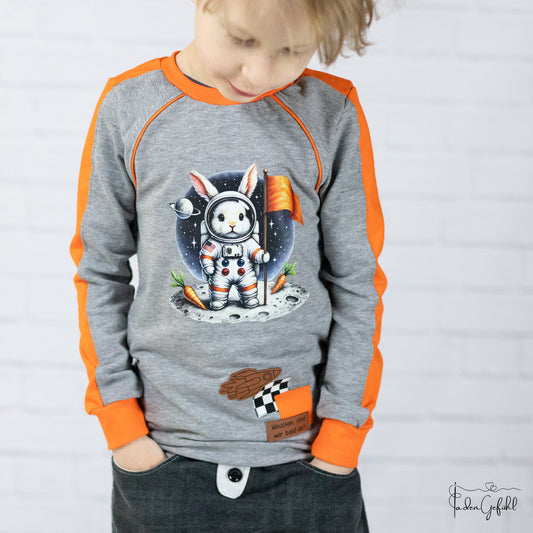 Bügelbild Astro Hase Fylou's Style