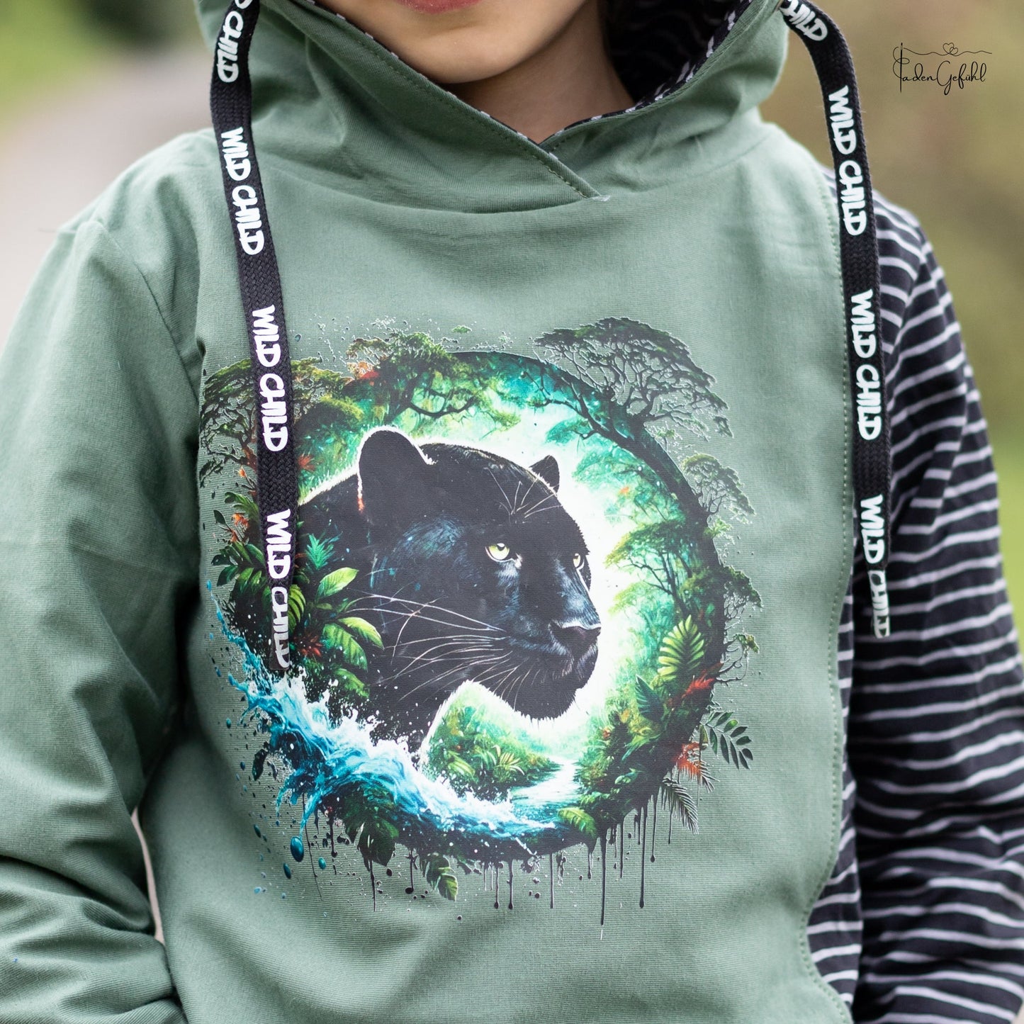 Bügelbild Regenwald Panther #3 Fylou's Style