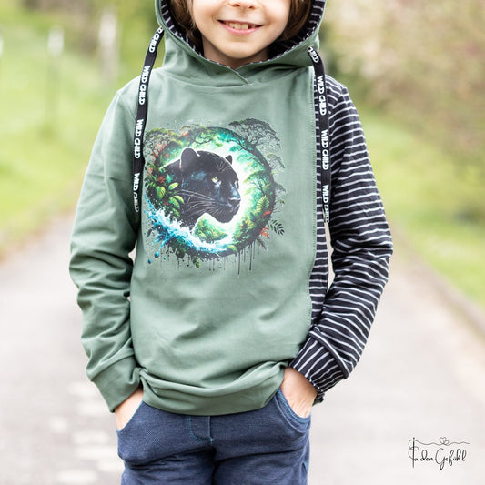 Bügelbild Regenwald Panther #3 Fylou's Style