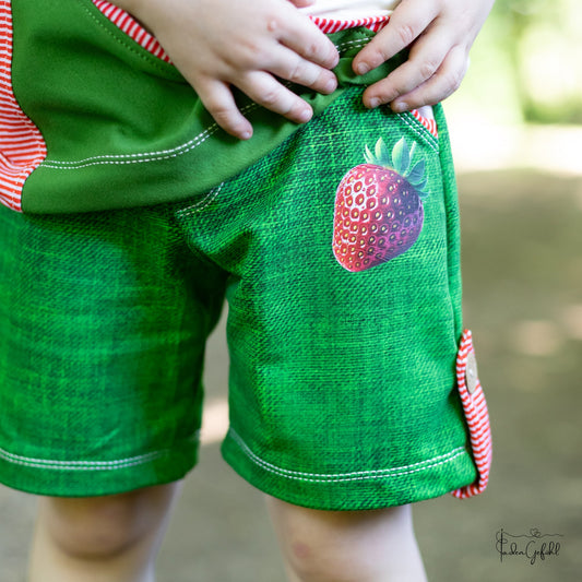 Bügelbild frische Erdbeeren #4 Fylou's Style