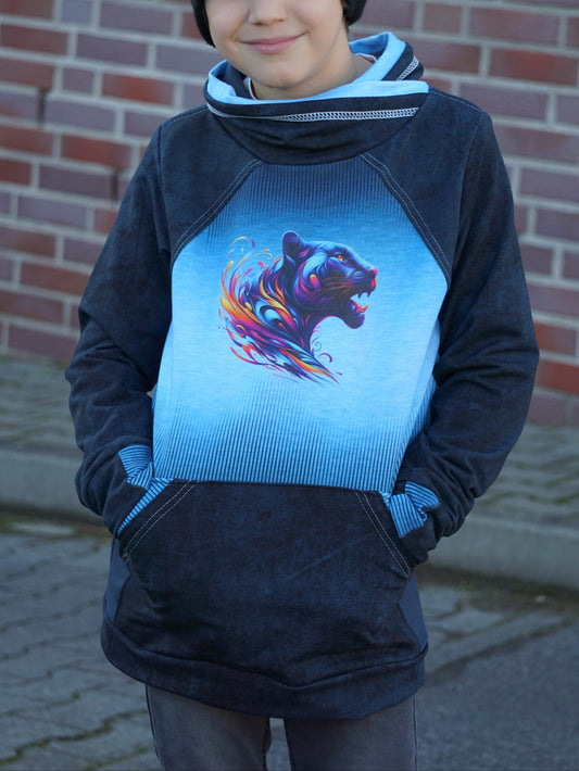 Bügelbild Abstrakt Panther Fylou's Style