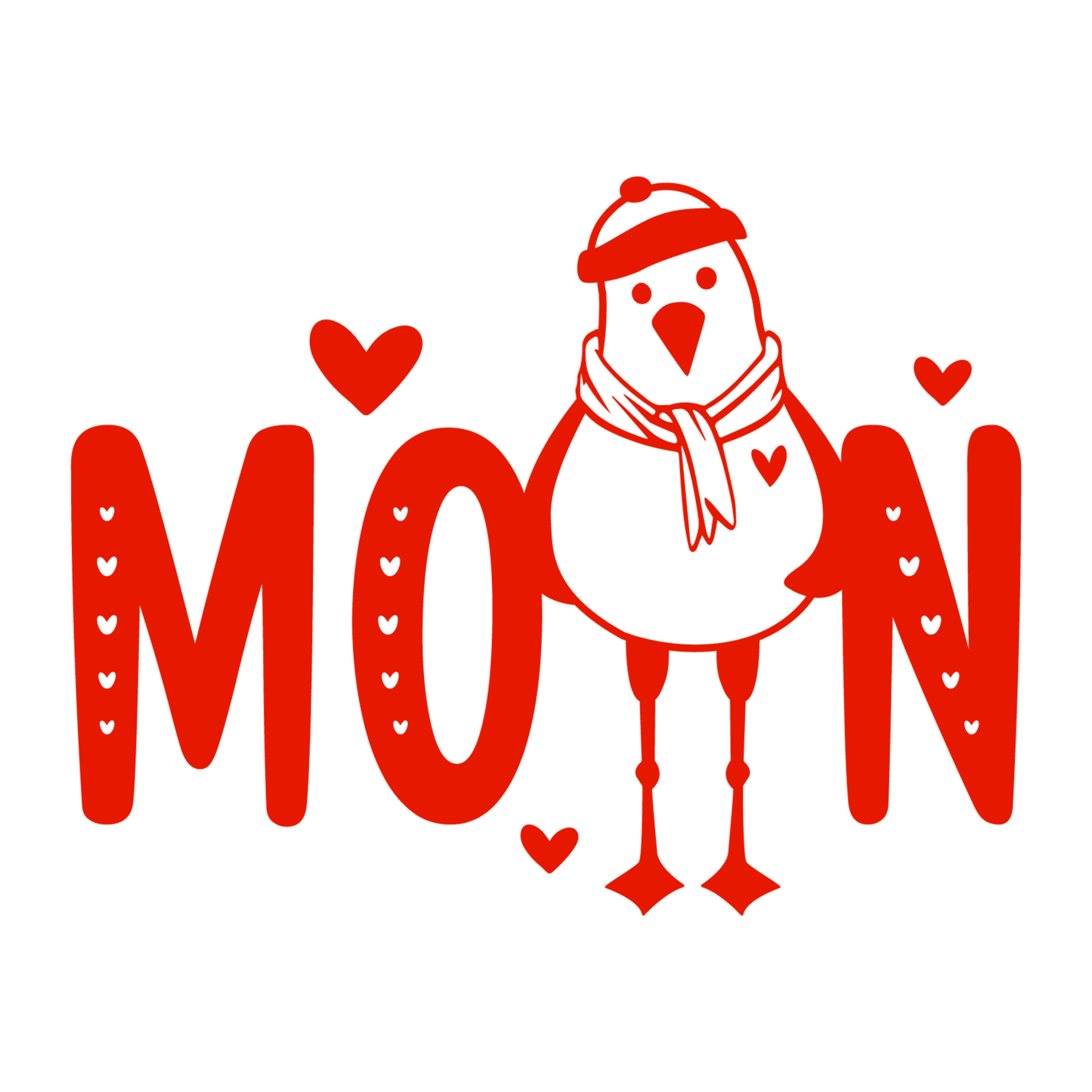 Bügelbild Moin Möwe Fylou's Style