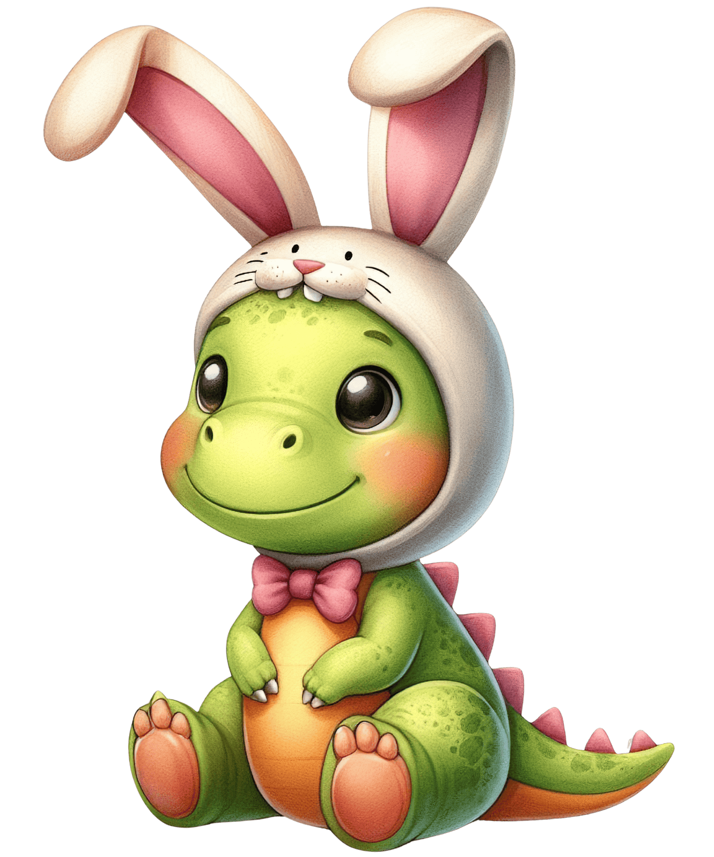 Bügelbild Oster Dinos mit Hasenohren #3 Fylou's Style