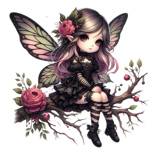 Bügelbild Gothik Fee #13 Fylou's Style