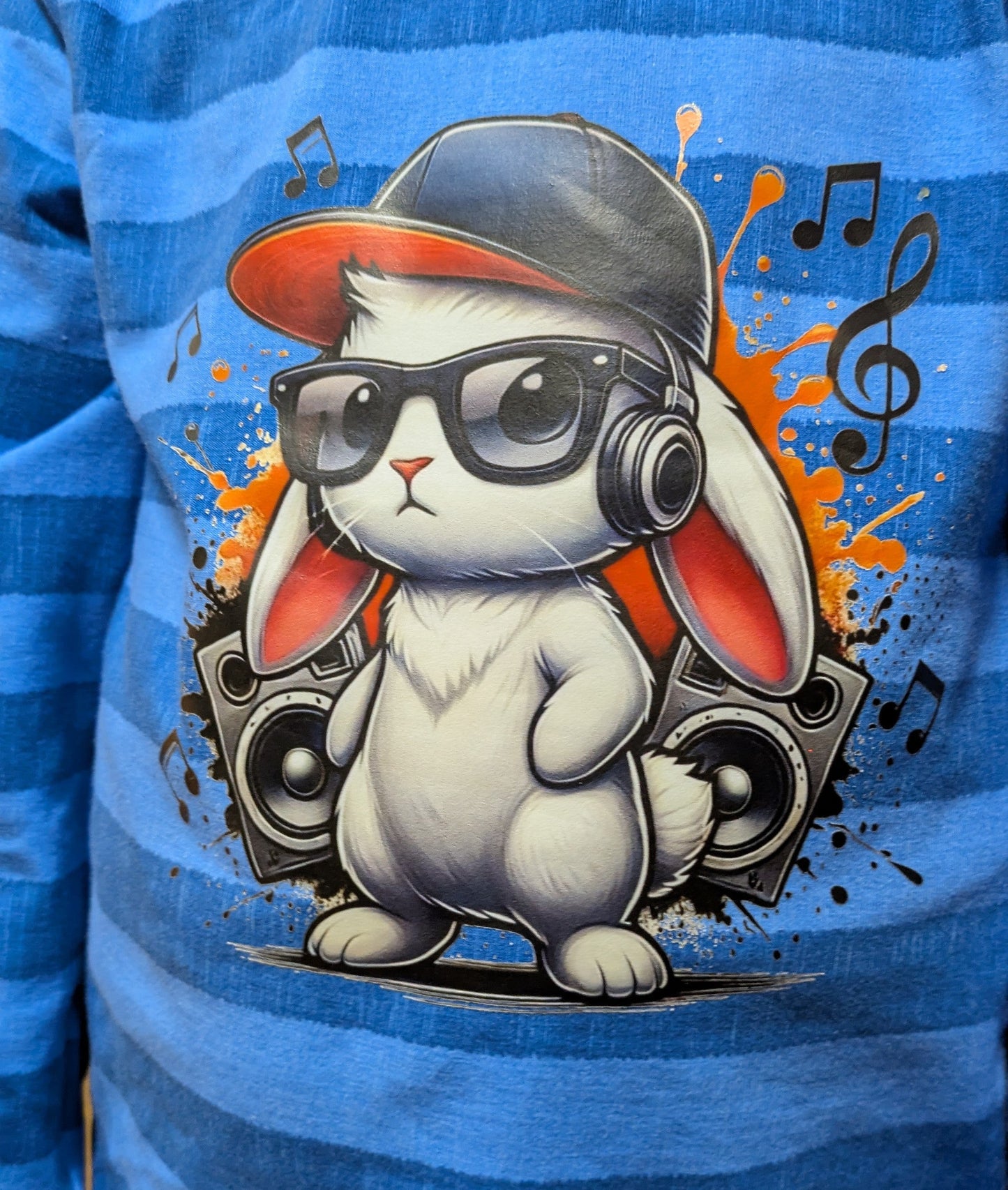 Bügelbild Musik Bunny #1 Fylou's Style