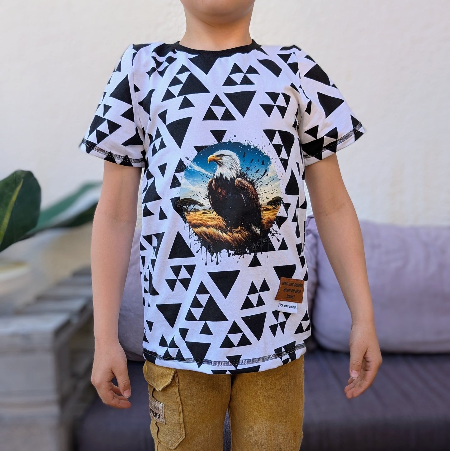 Bügelbild Savanne Adler Fylou's Style
