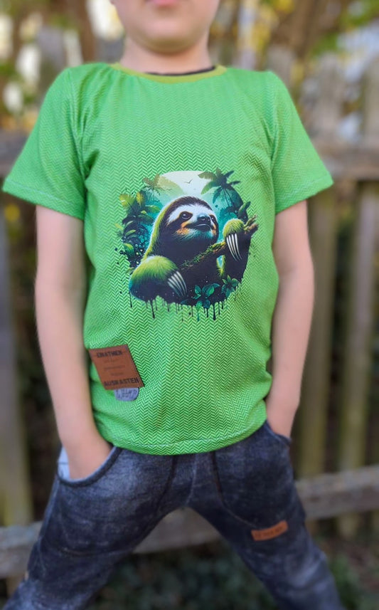 Bügelbild Regenwald Faultier #4 Fylou's Style