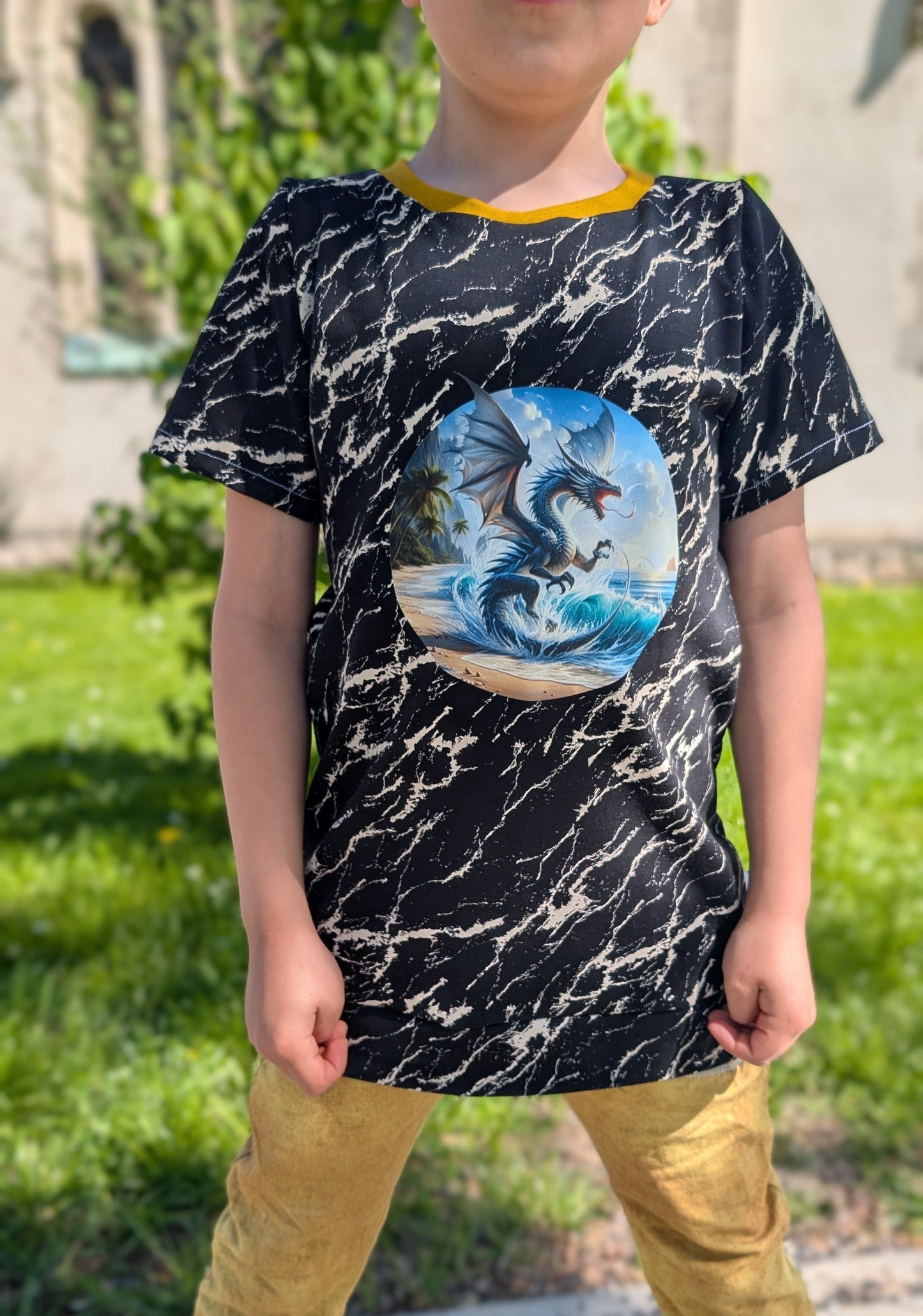 Bügelbild Drache am Strand #5 Fylou's Style