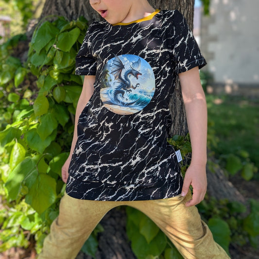 Bügelbild Drache am Strand #5 Fylou's Style