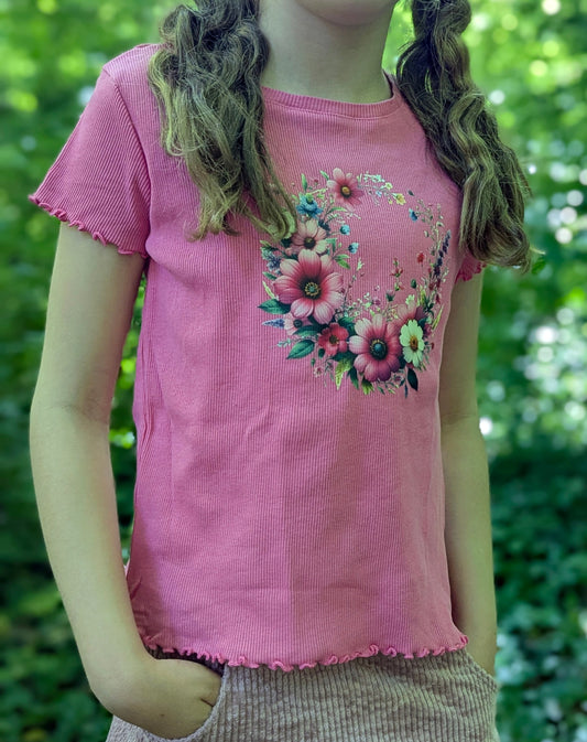 Bügelbild Watercolor Pink Sommer #10 Fylou's Style