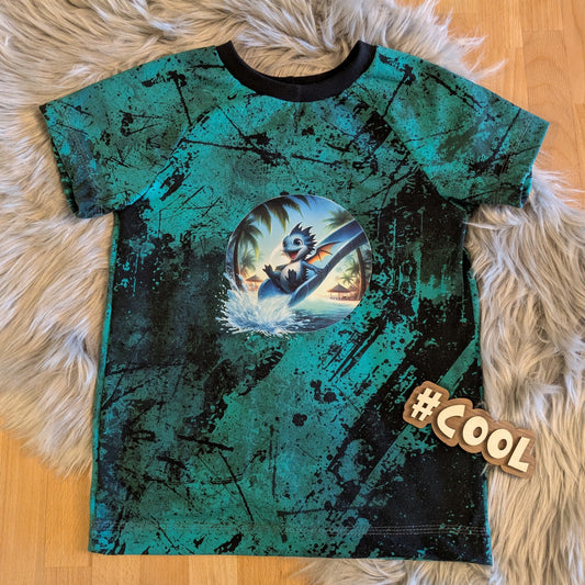 Bügelbild kleiner Drache auf Rutsche #3 Fylou's Style