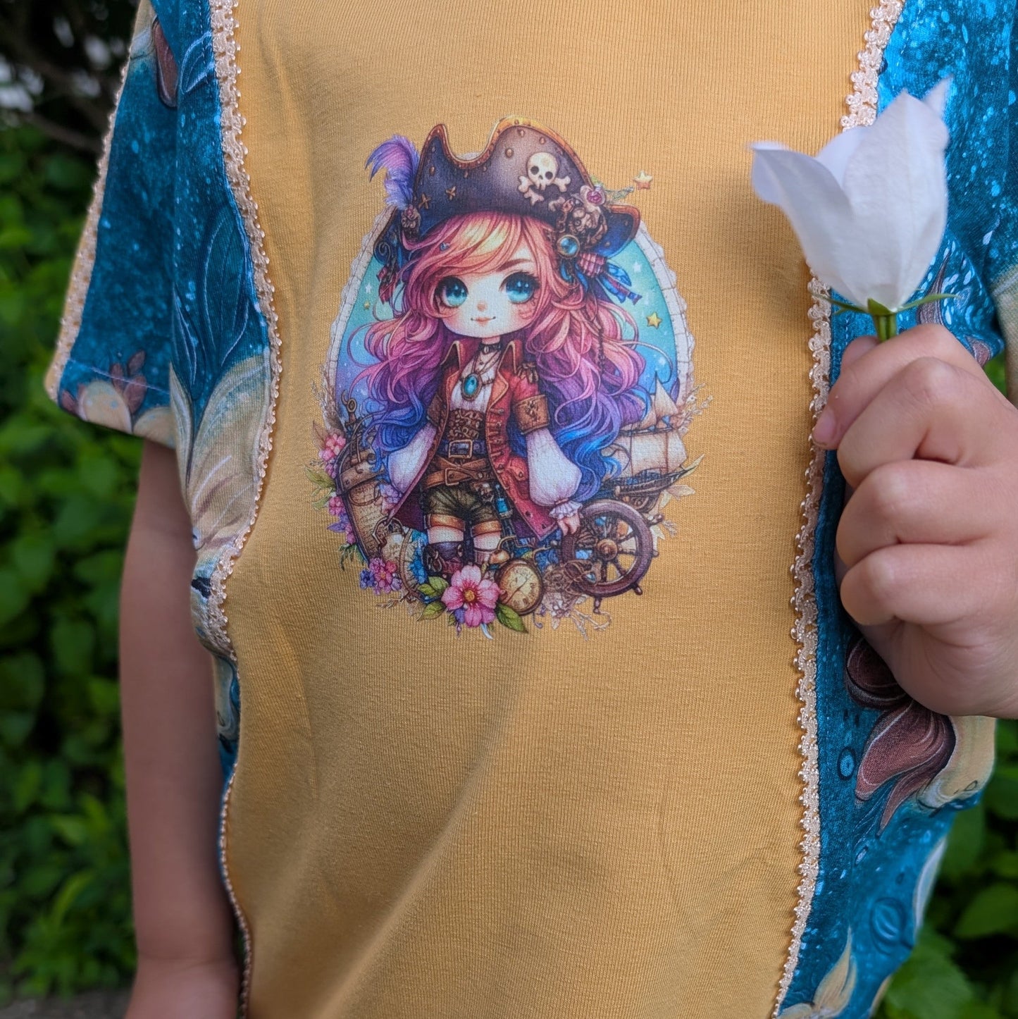 Bügelbild Steampunk Piraten Mädchen #2 Fylou's Style