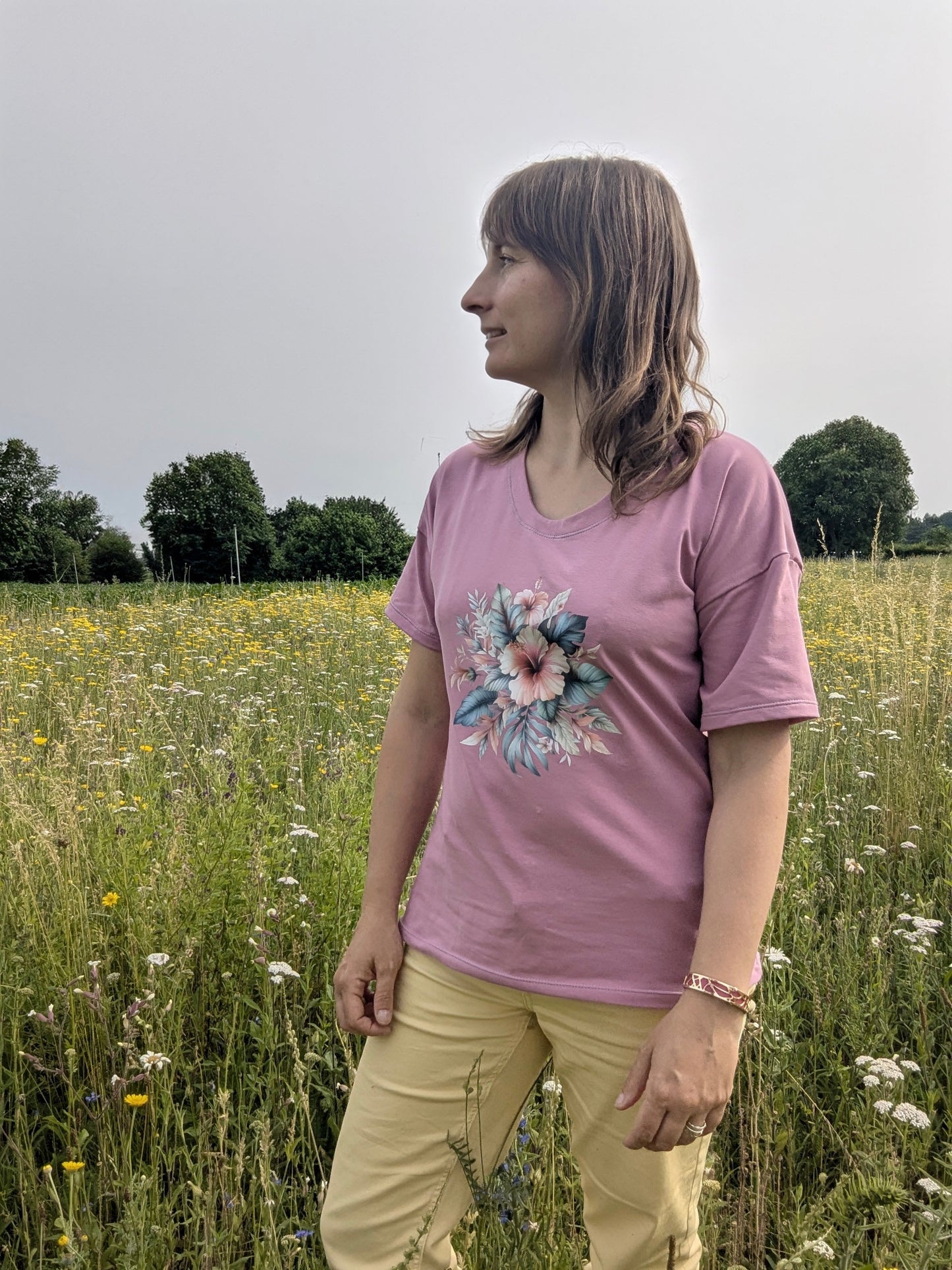 Bügelbild Sommer Hibiskus #14 Fylou's Style