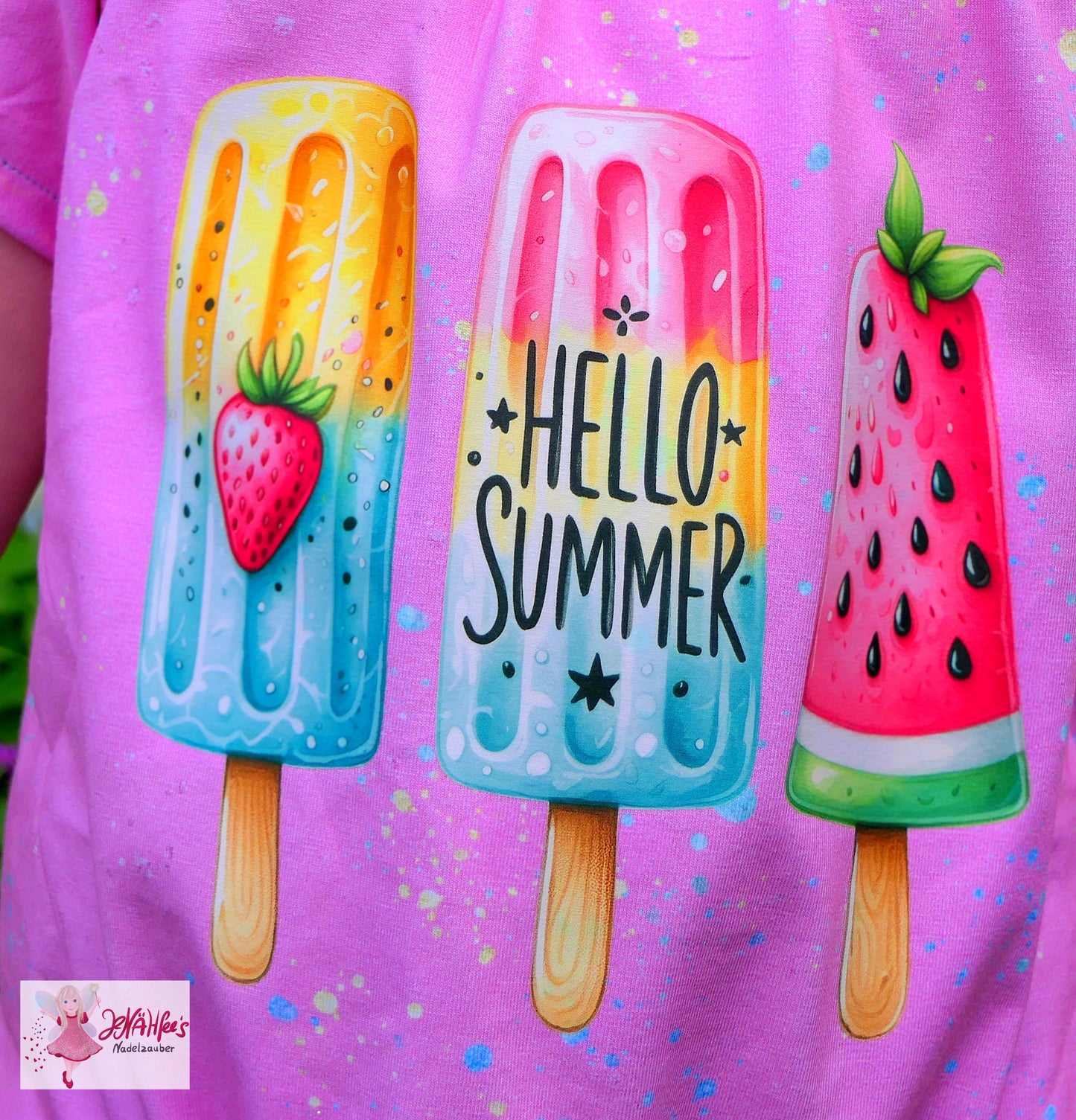 Bügelbild Hello Summer Ice Cream Fylou's Style