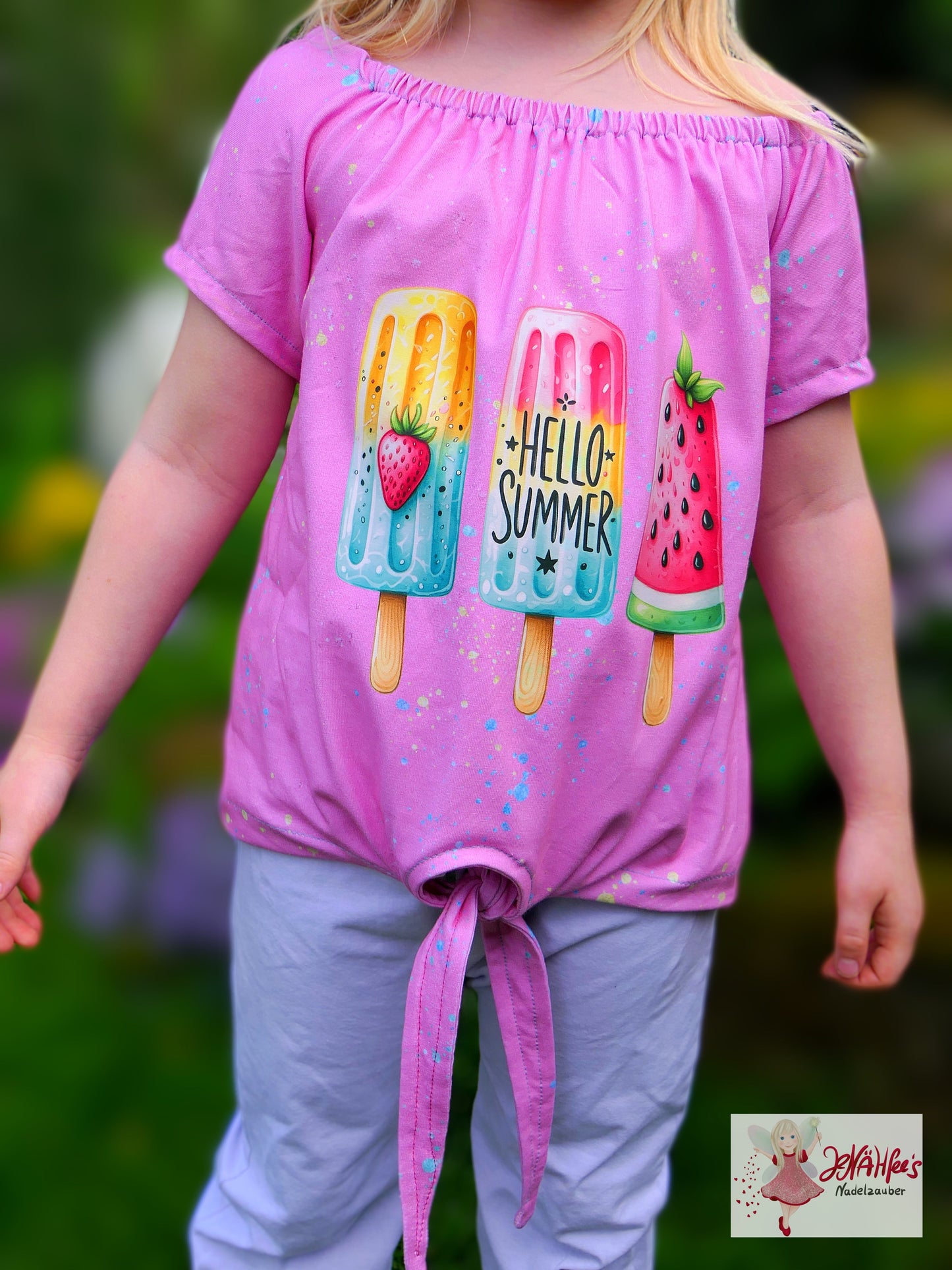Bügelbild Hello Summer Ice Cream Fylou's Style