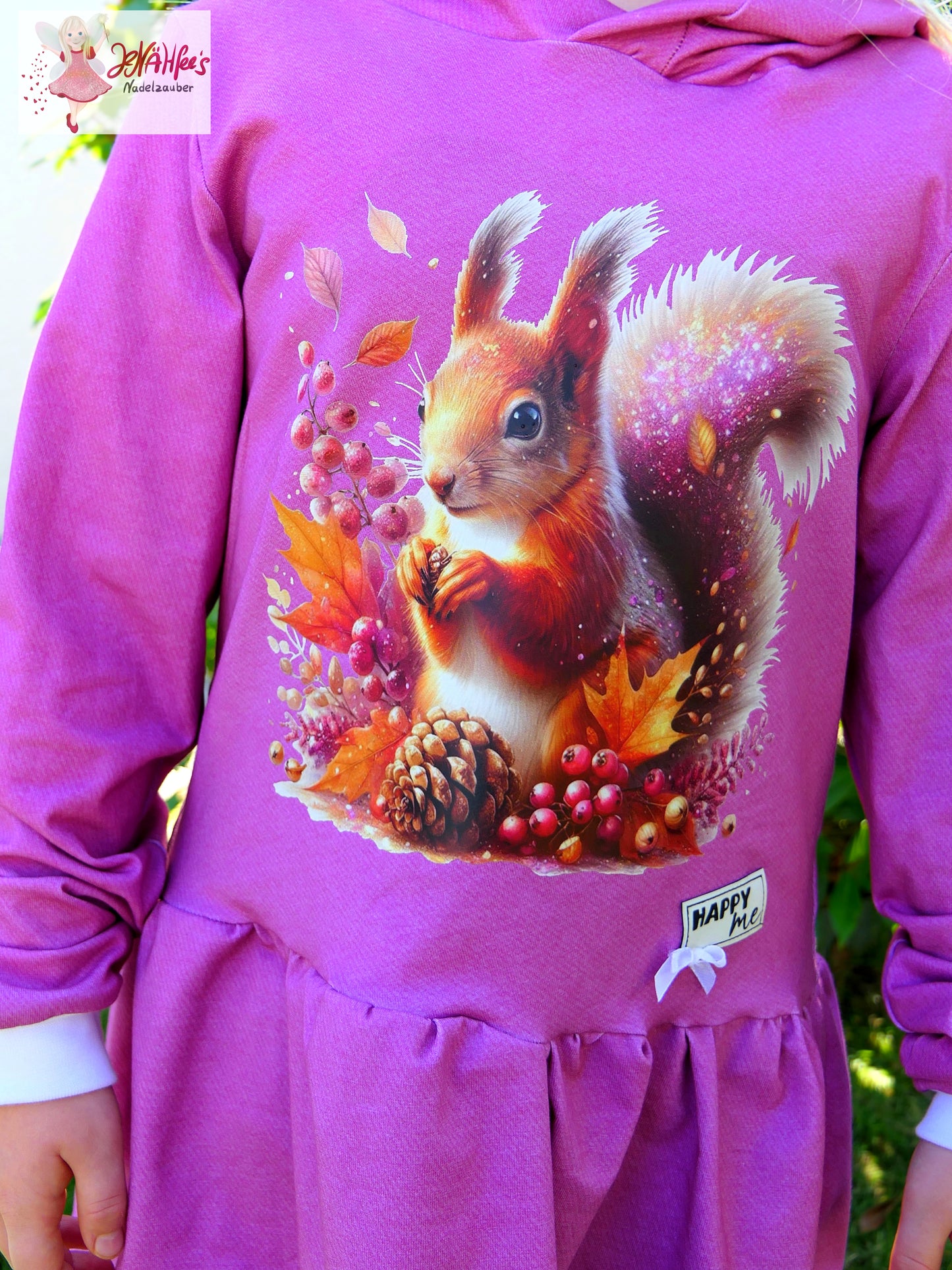Bügelbild Glitzer Eichhörnchen #2
