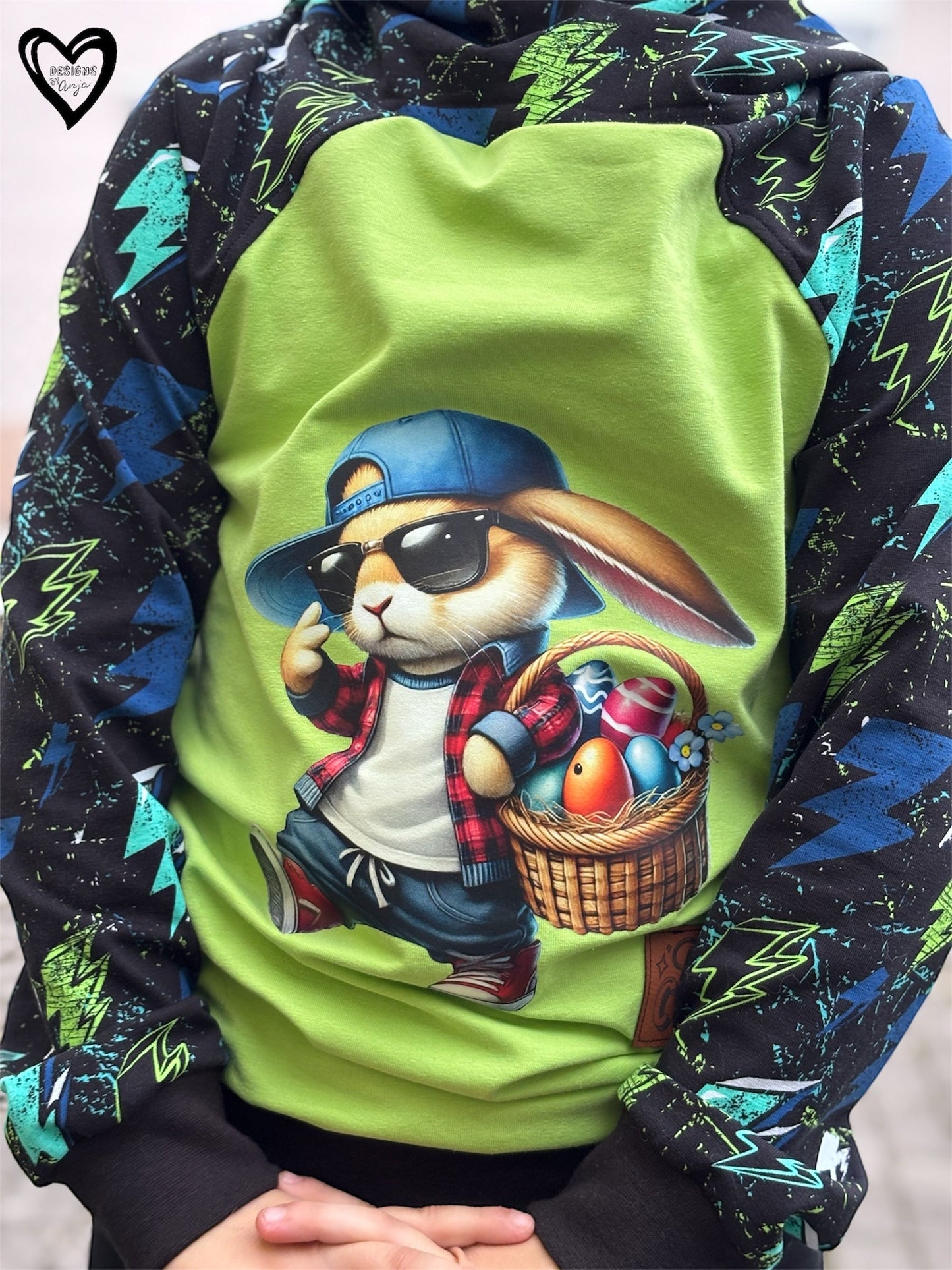 Bügelbild Cool Hase #6 Fylou's Style